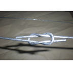  » liens de balle rapides galvanisés de coton de lien de fil de l'acier à haute limite élastique 3.0mm x83 fournisseur