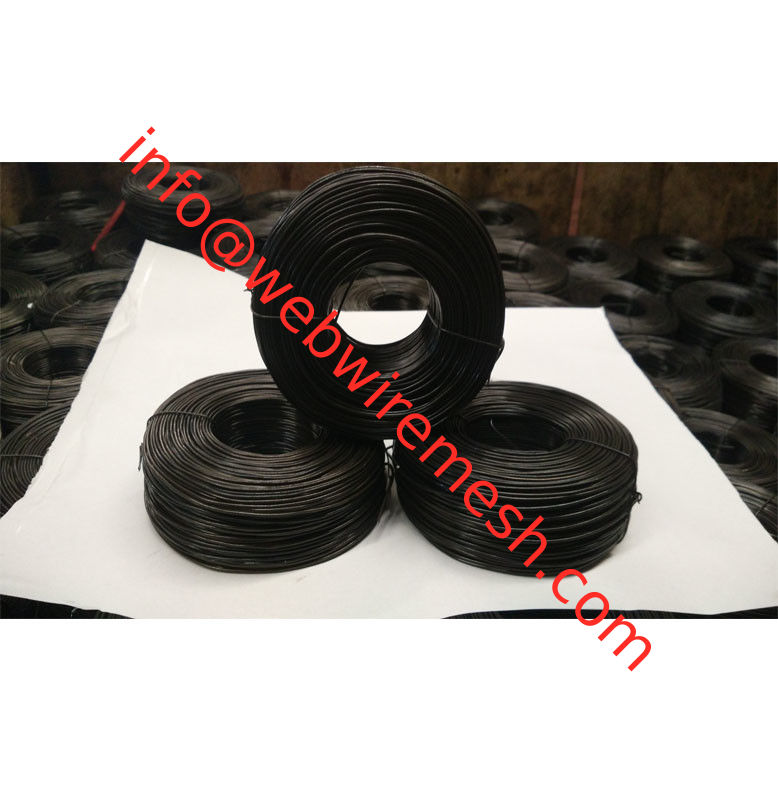 fil recuit noir de lien de Rebar d'usine de 16.5Gauge X 3-1/2lbs Chine fournisseur